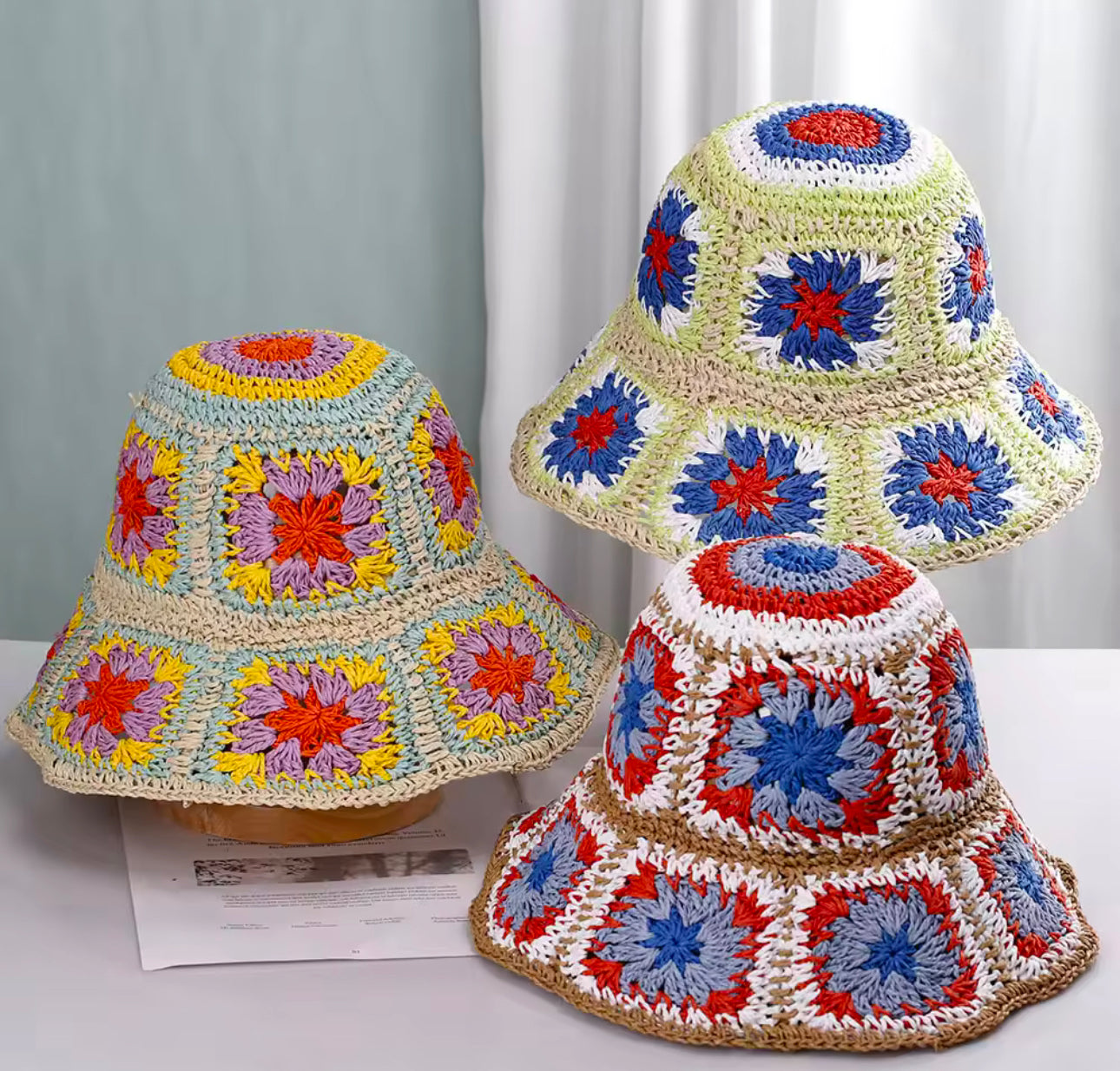 Beach Crochet corn starch Hat | JA.VA.NAH