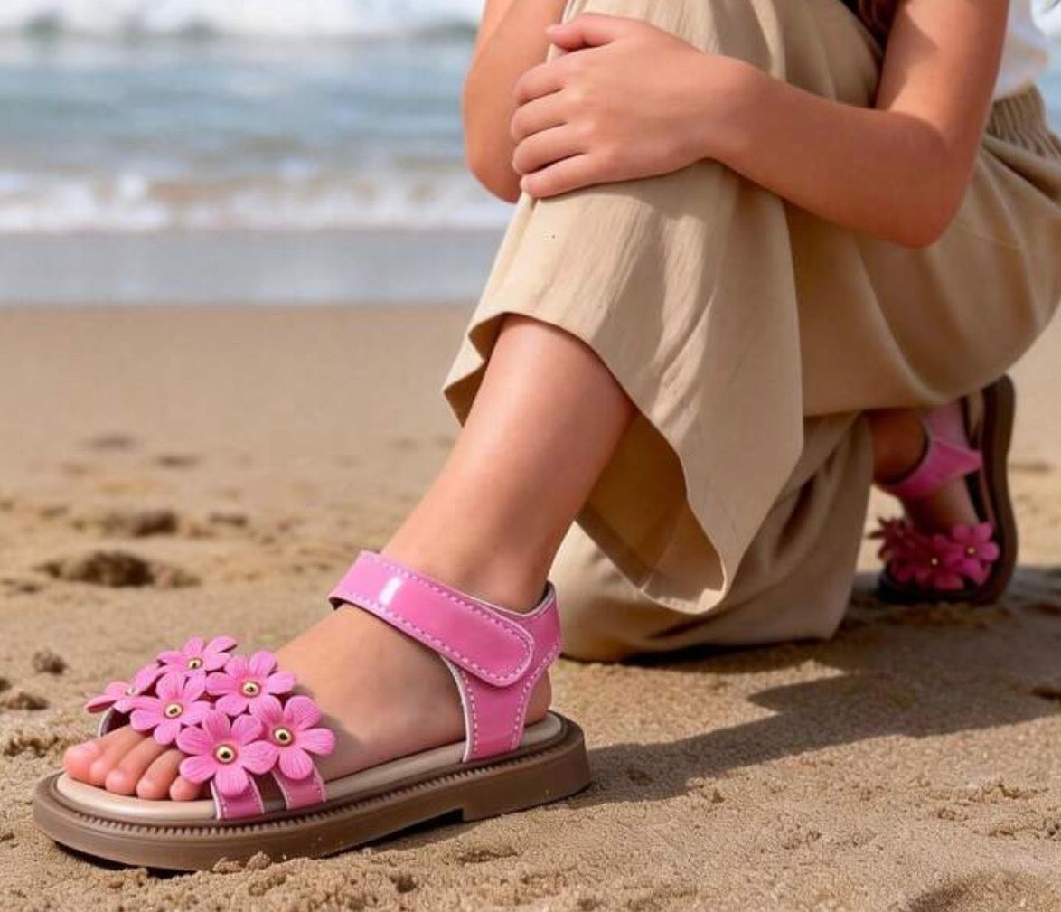 Florals Leather kids Shoes