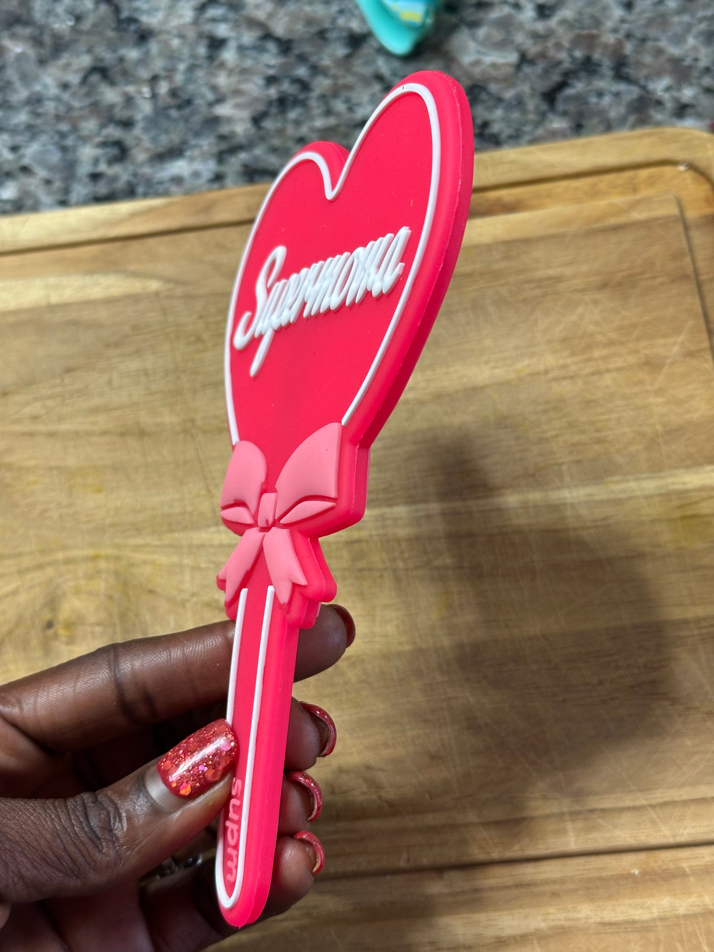 1Pc Pink Heart Mirror | JA.VA.NAH