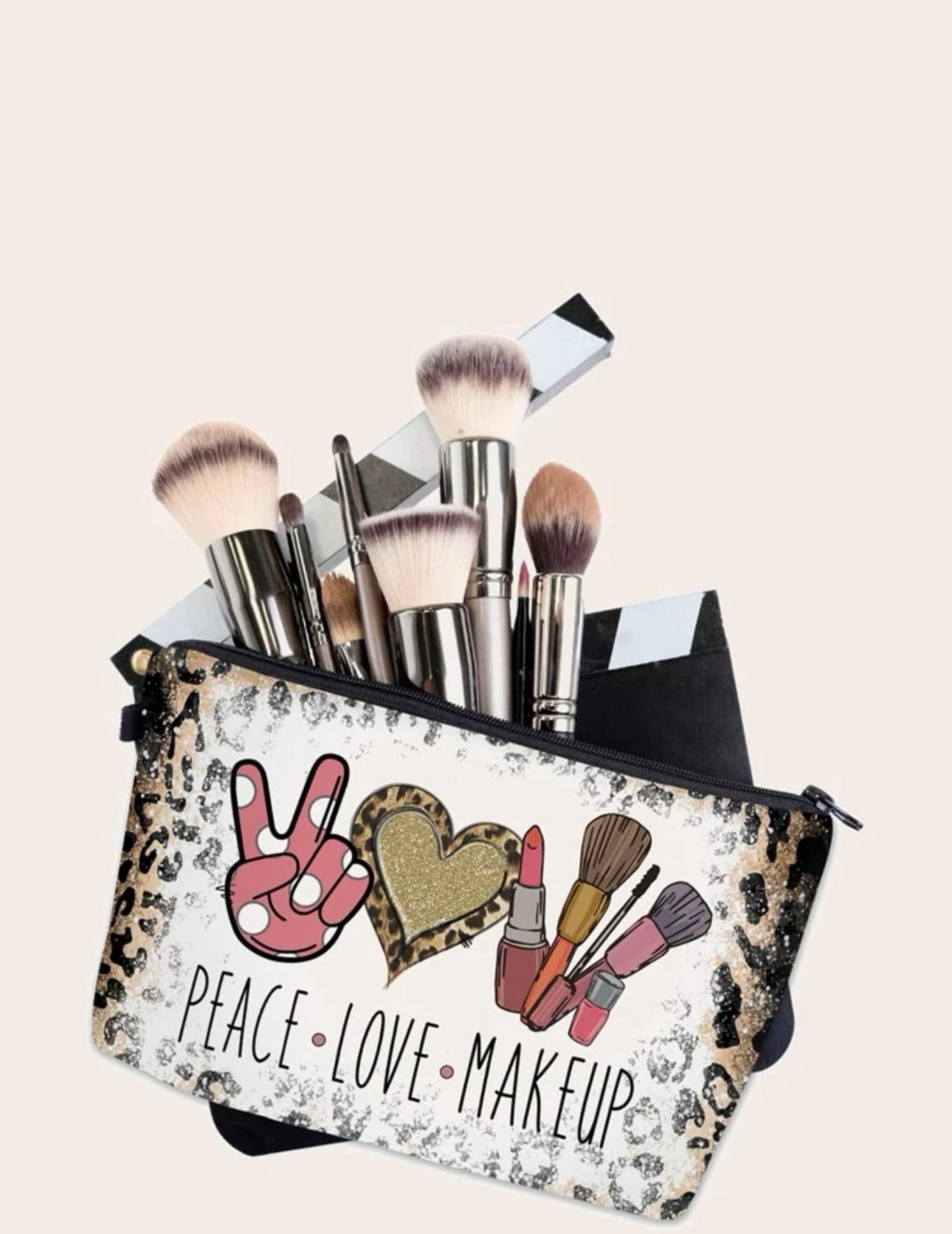 Leopard Print Cosmetic Bag | JA.VA.NAH