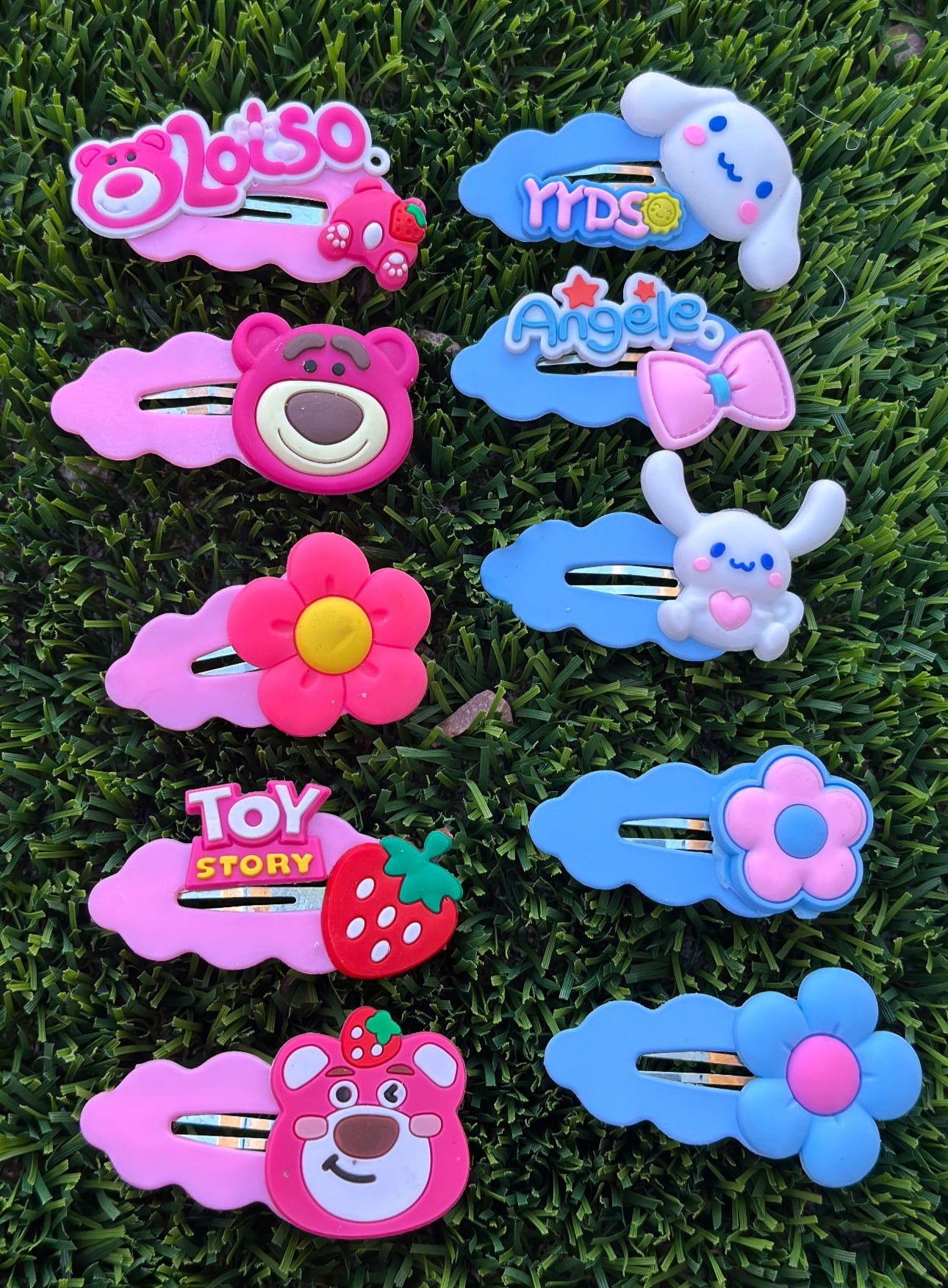 5PCS Girls Cartoon Hair Pins