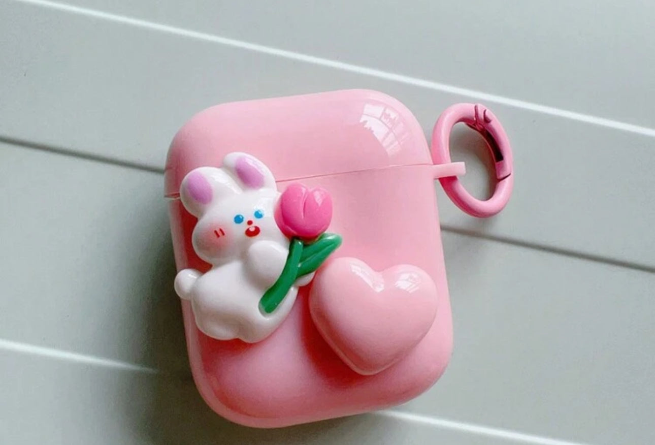 Pink Bubby AirPods case | JA.VA.NAH