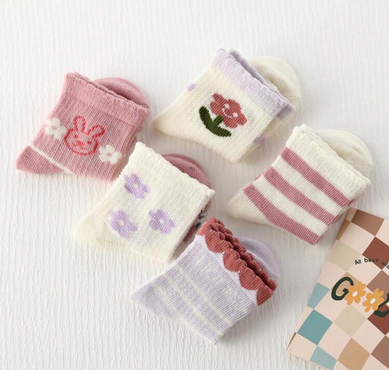 5 Pairs Baby Girls socks