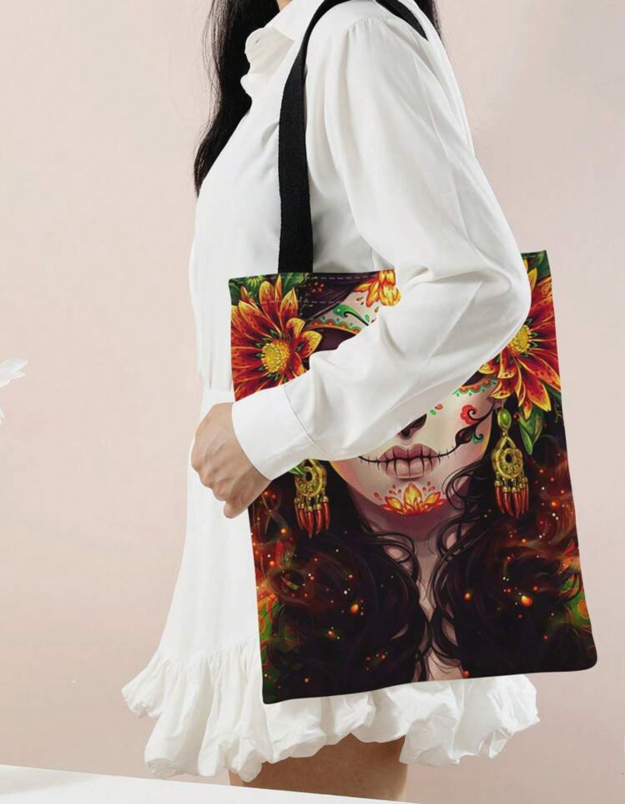Gothic double sided shoulder bag | JA.VA.NAH