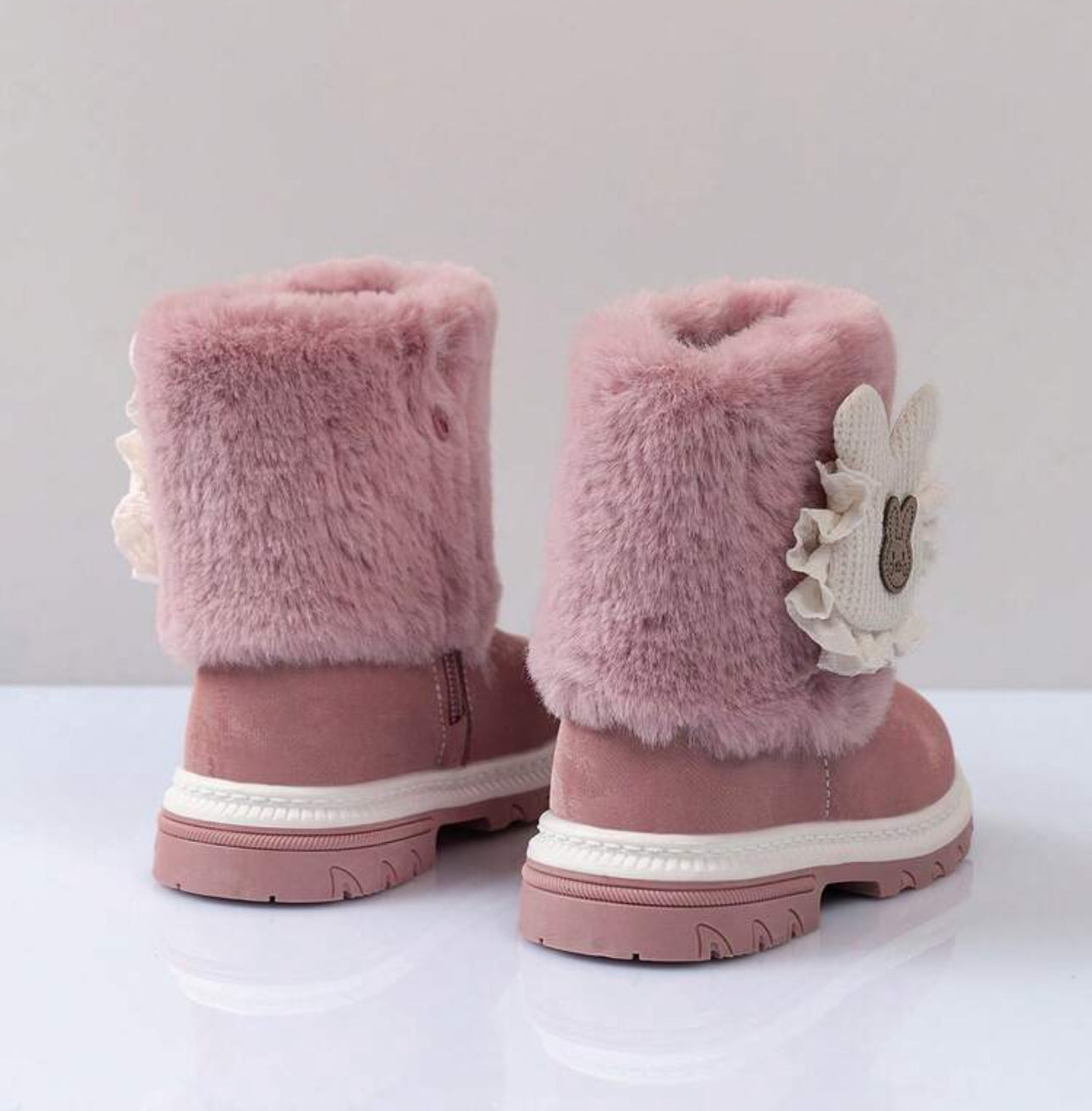 Cute Baby/Toddler Girls Winter Furry Ankle Boots