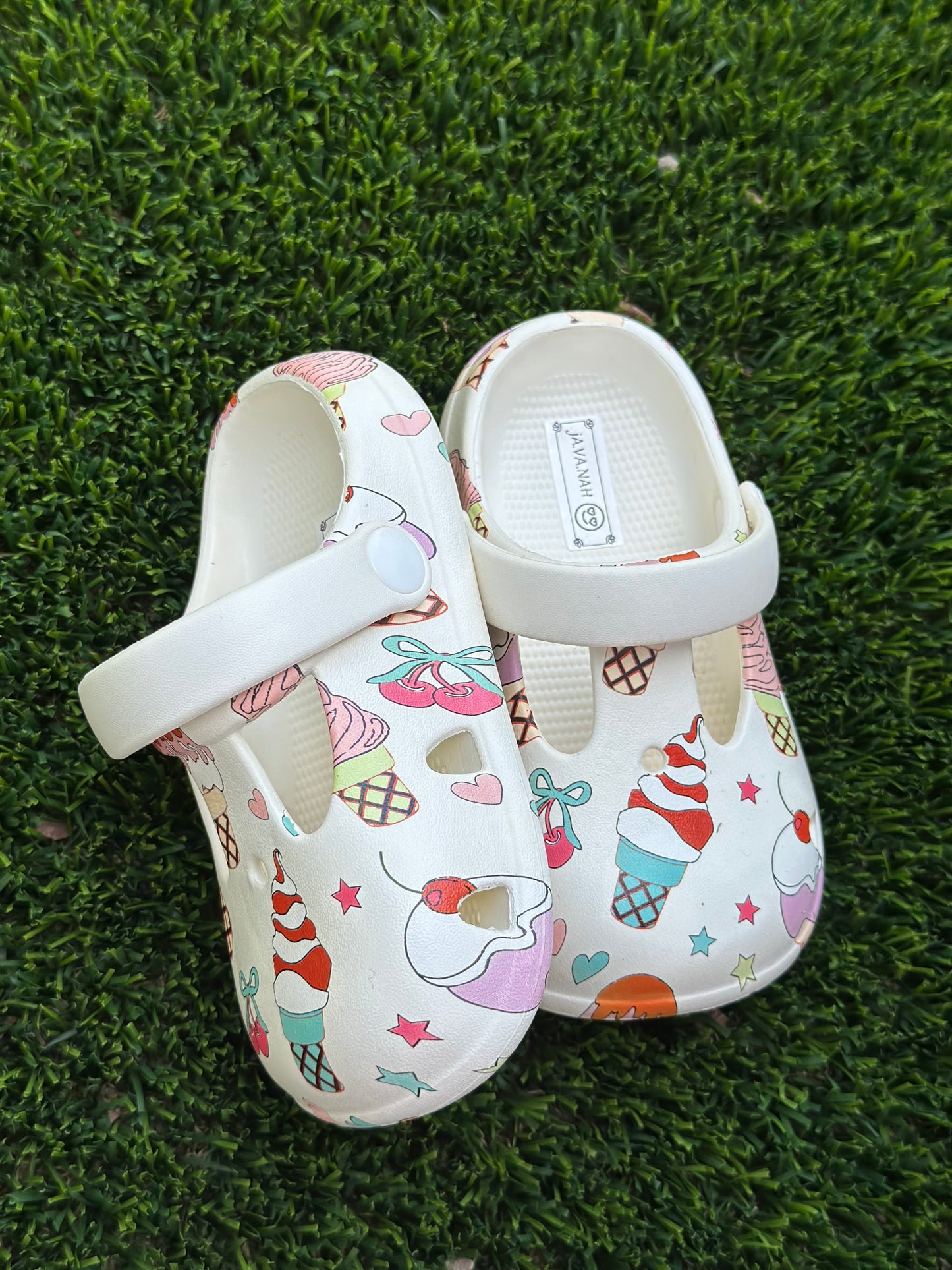 Ice Cream Toddler Girls Shoes | JA.VA.NAH