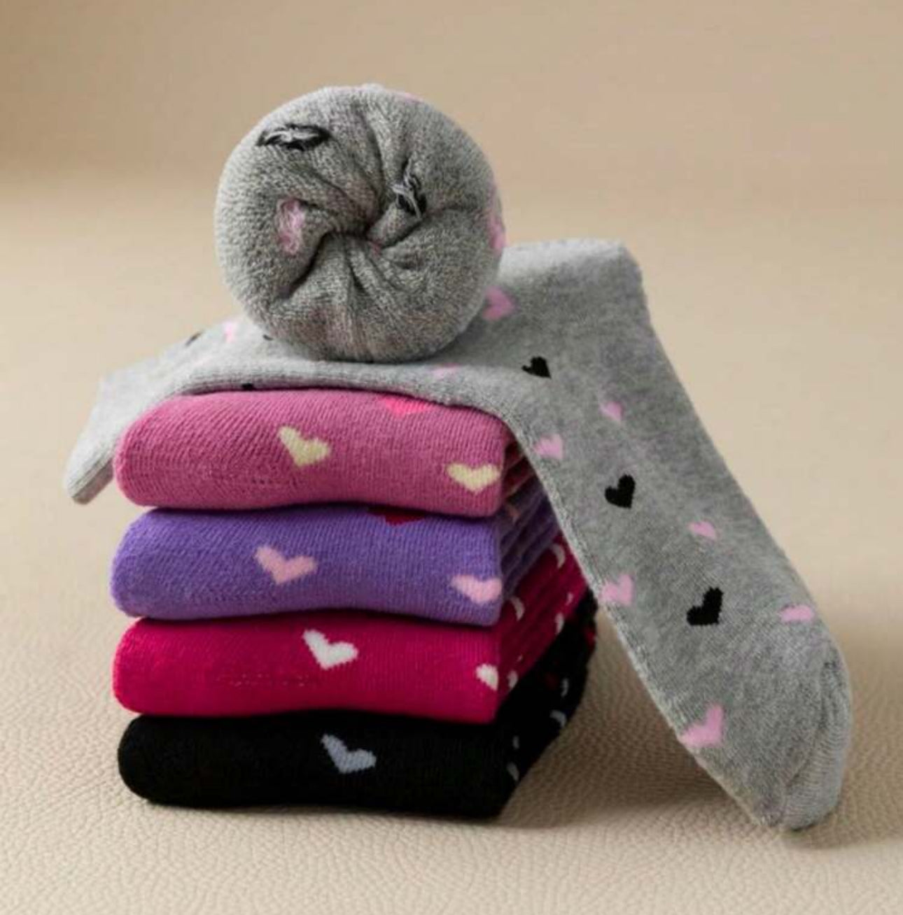 5 Pairs thick Socks for TeenGirls/Moms