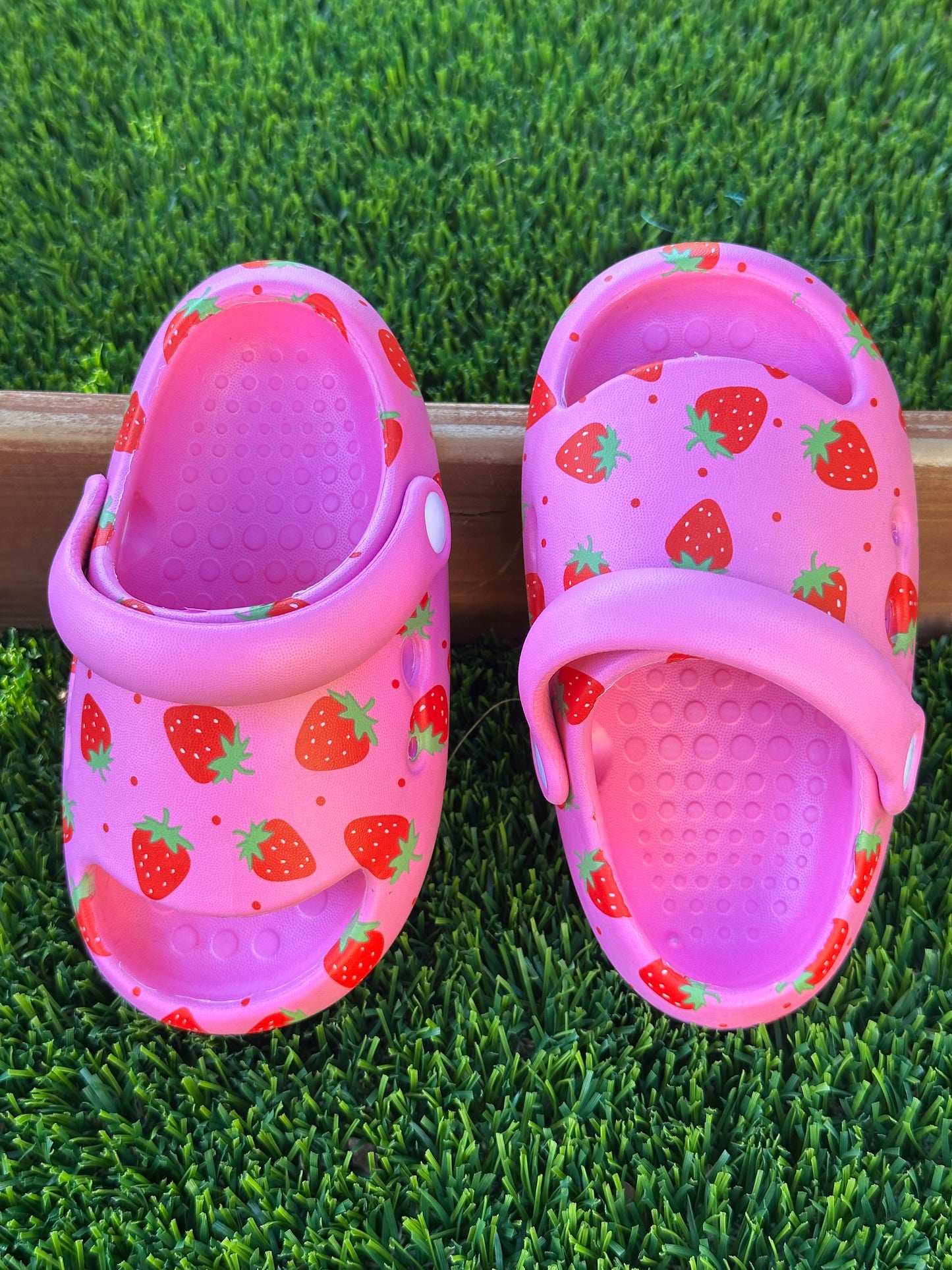 Kids Strawberry/Good night clogs for Toddler girls | JA.VA.NAH
