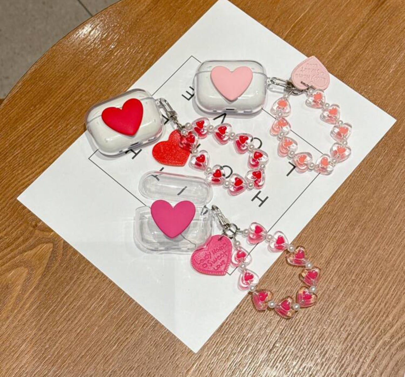 Heart Clear AirPods Case | JA.VA.NAH