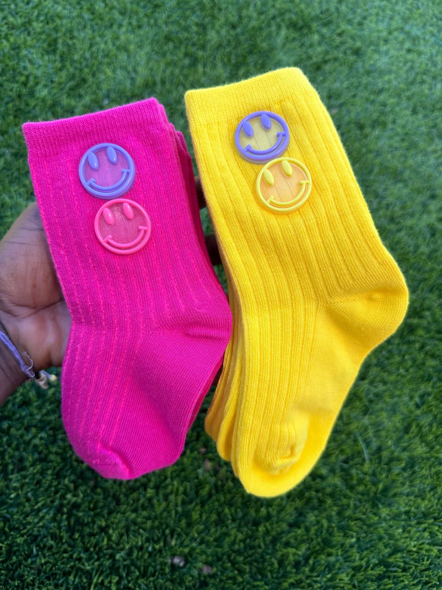 3 Pairs Smiley face Toddler/Youth Socks | JA.VA.NAH