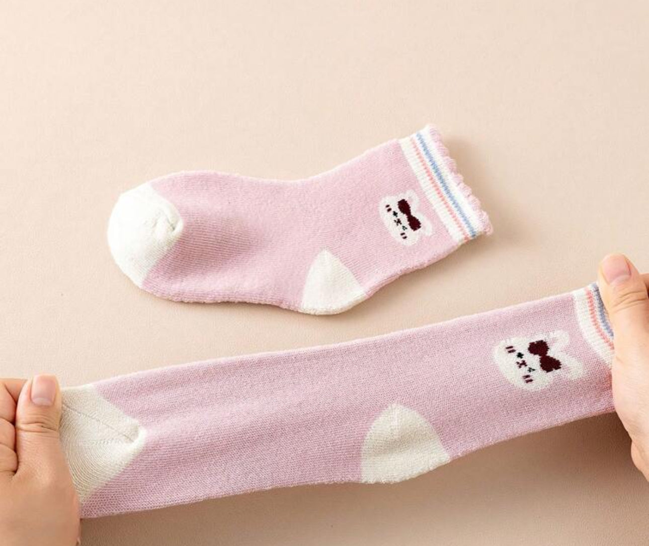 5 Pairs Girls Socks | JA.VA.NAH
