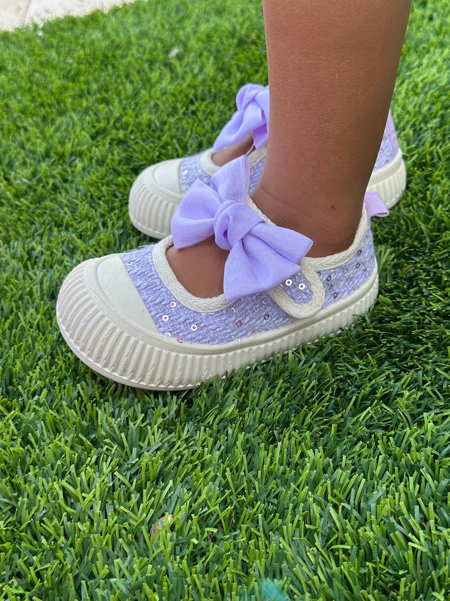 Bow Girls Toddler Breathable Canvas Shoes