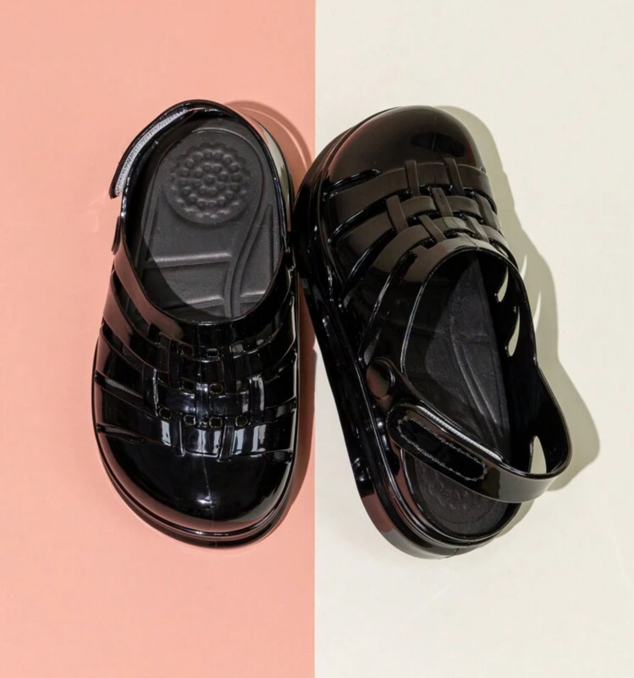 ÅVA Cute Girls' Crystal Jelly Breathable Flat Summer Sandals | JA.VA.NAH