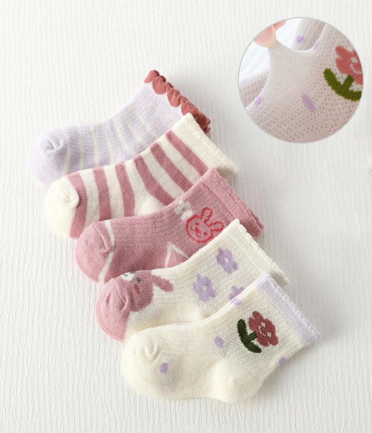5 Pairs Baby Girls socks