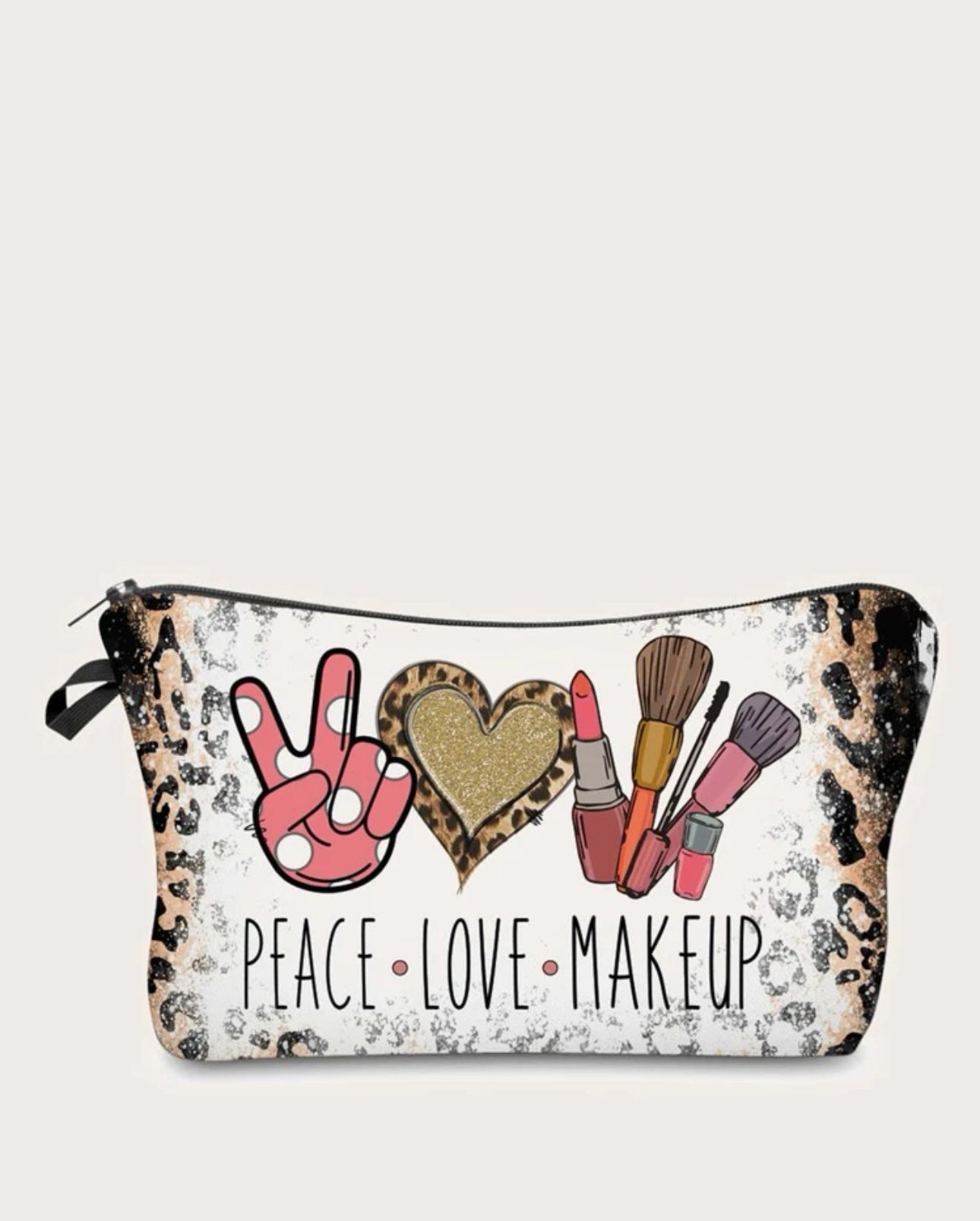Leopard Print Cosmetic Bag | JA.VA.NAH