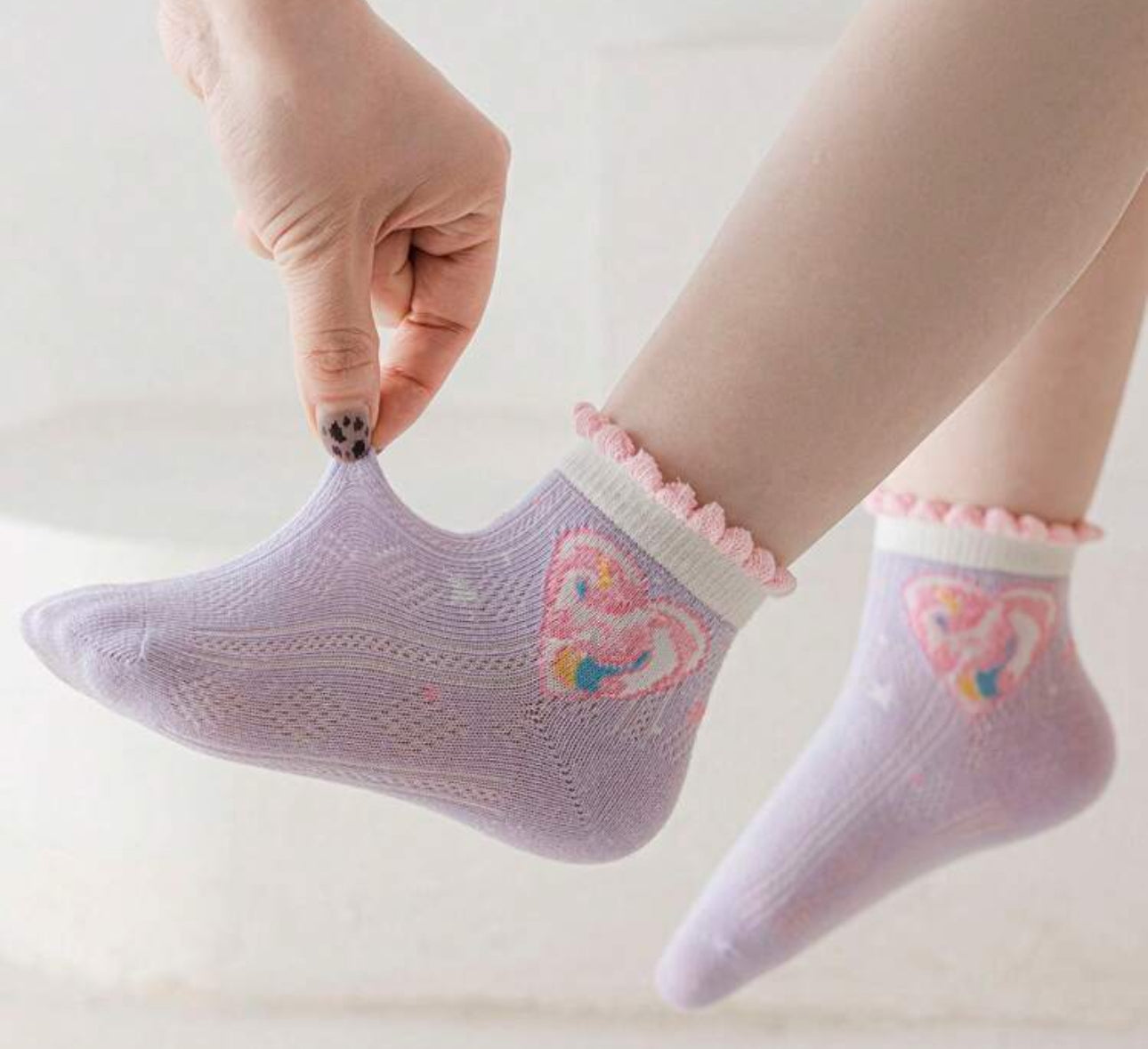 5Pairs Toddler girls socks