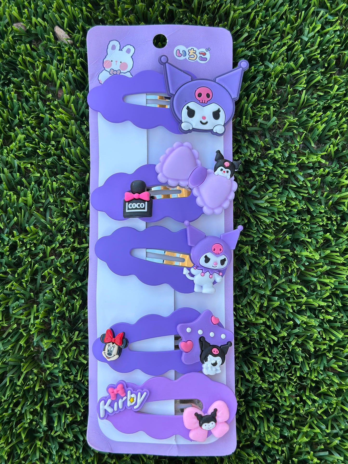 5PCS Girls Cartoon Hair Pins