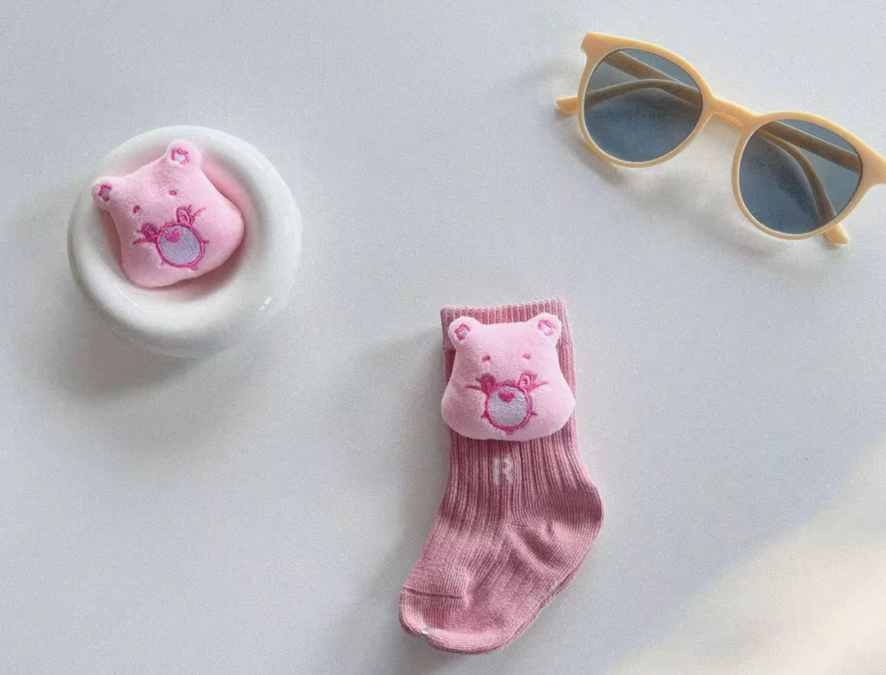 5Pairs 3D Cute Bear Tube Socks | JA.VA.NAH