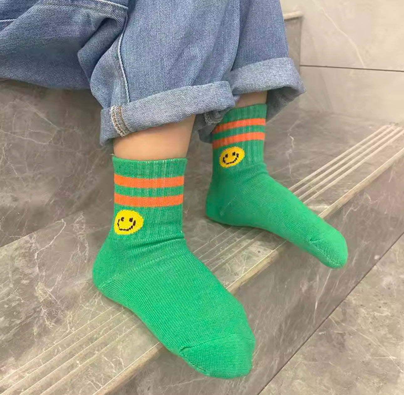5Pairs Cotton Kids Socks
