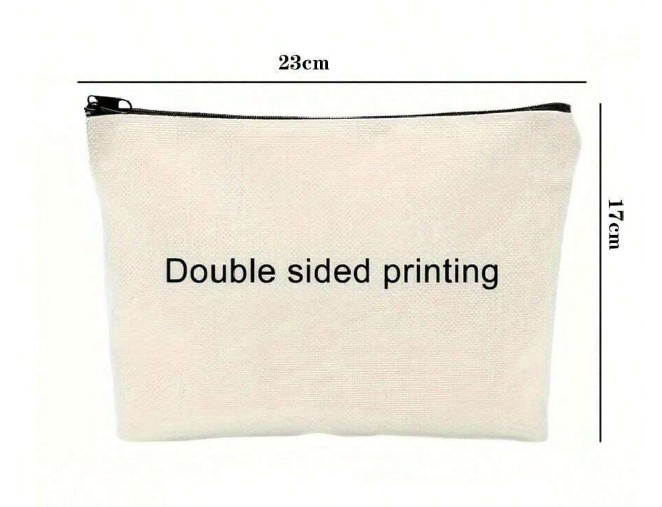 Makeup Zipper Pouch, Polyester Cosmetic Travel Bag, Toiletries | JA.VA.NAH