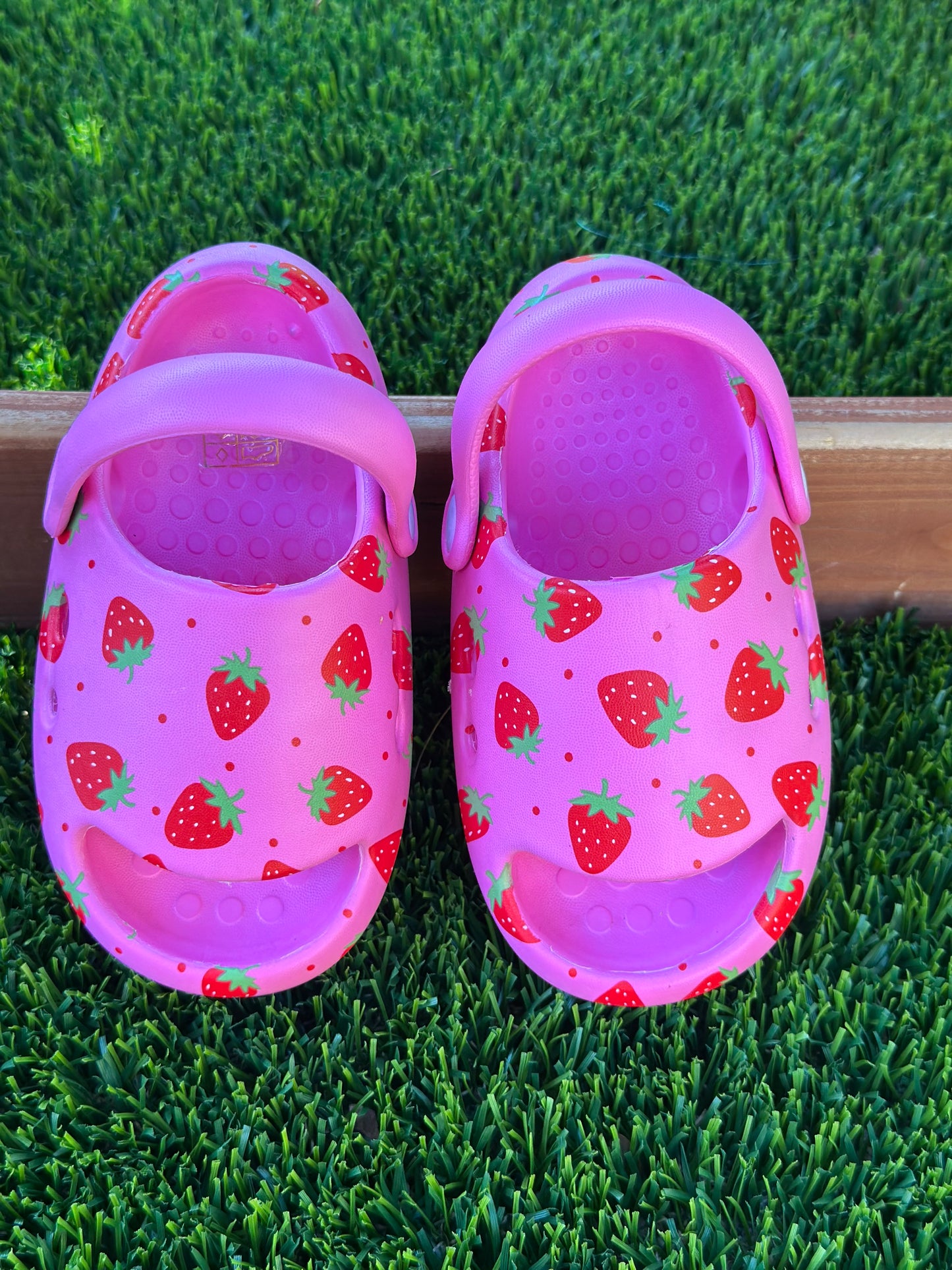 Kids Strawberry/Good night clogs for Toddler girls | JA.VA.NAH