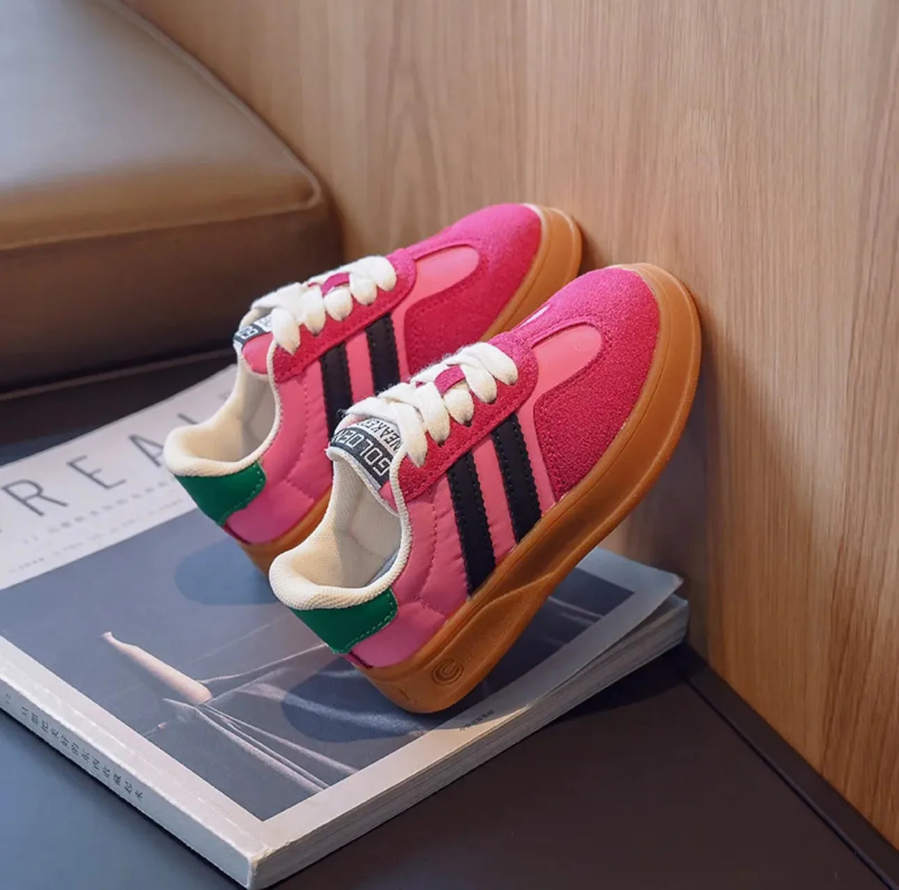 Kids Sneakers Casual PU Leather | JA.VA.NAH