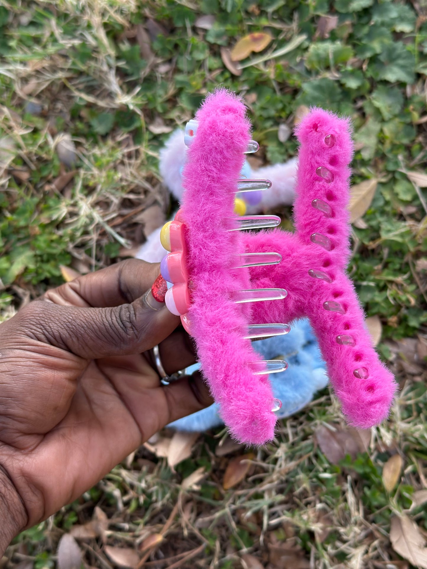 3 PCS Plushies Jumbo Hair Clips for Girls/ Moms | JA.VA.NAH