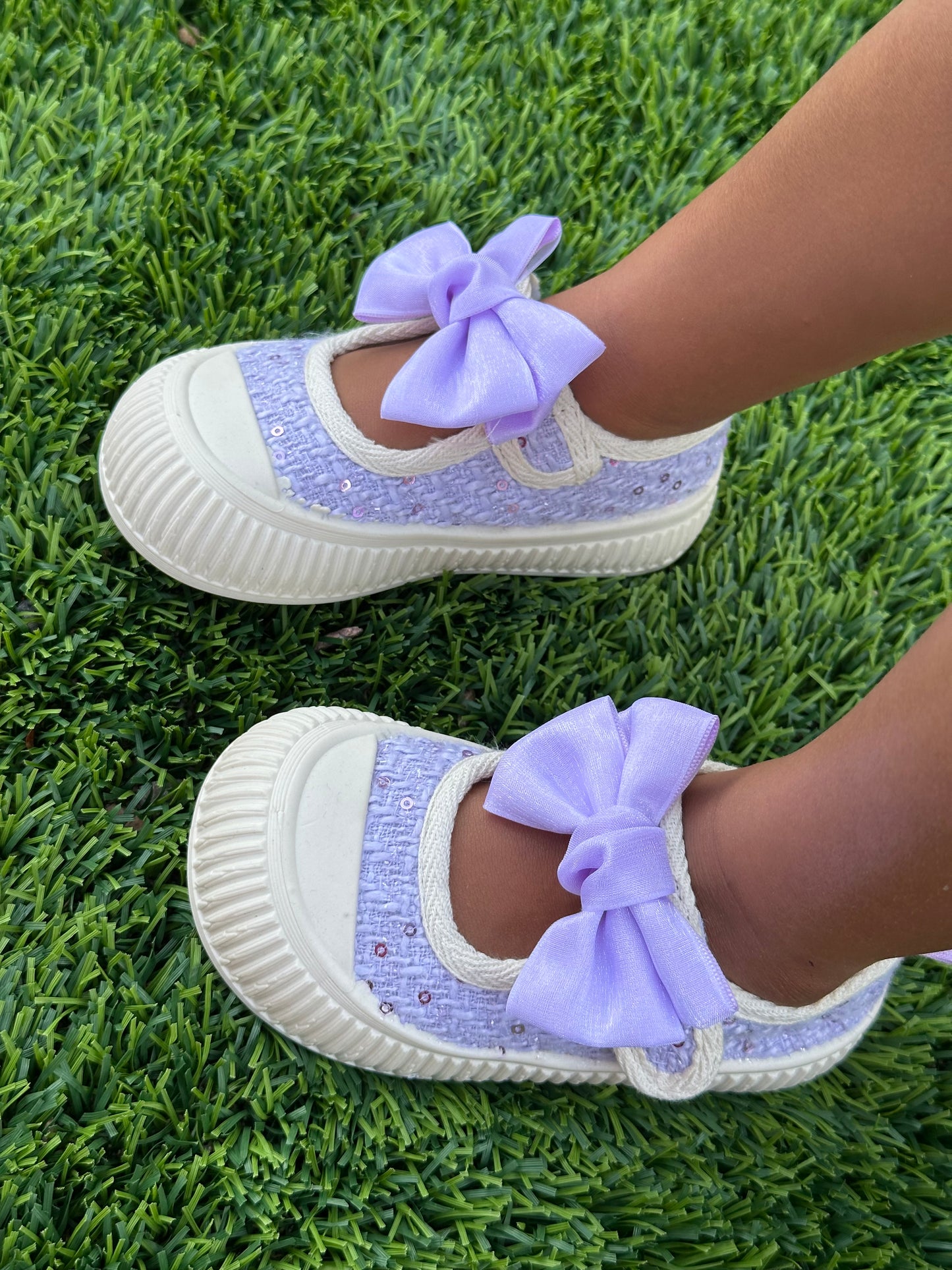 Bow Girls Toddler Breathable Canvas Shoes