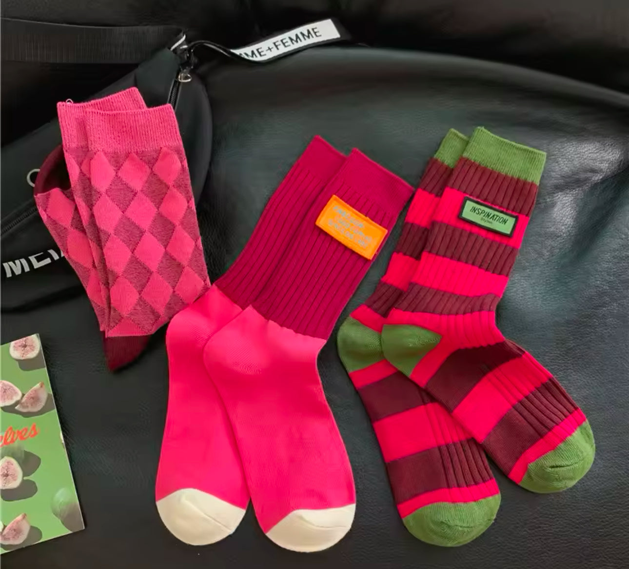 Moms/Girls Mid tube socks