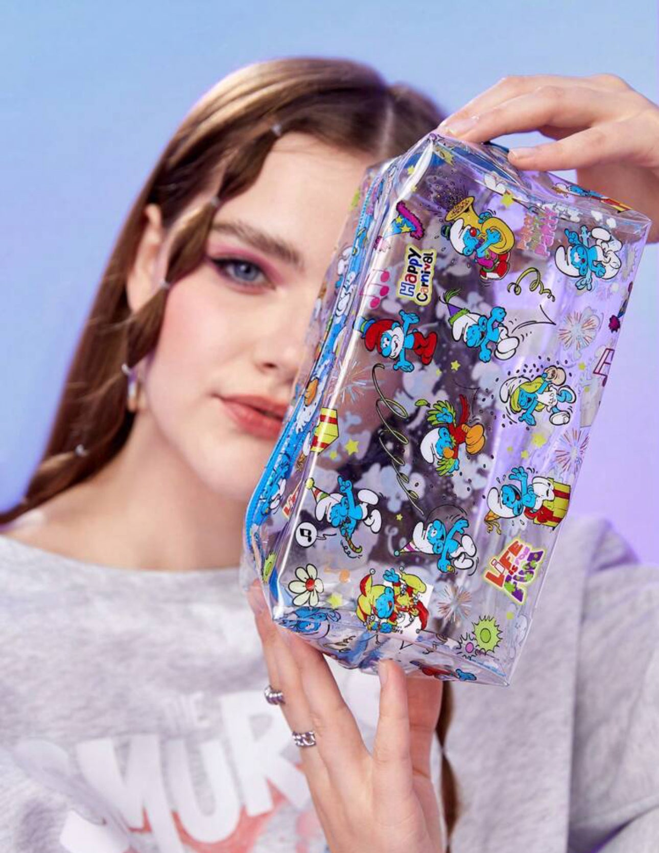 The Smurfs Makeup, toiletries Bag | JA.VA.NAH