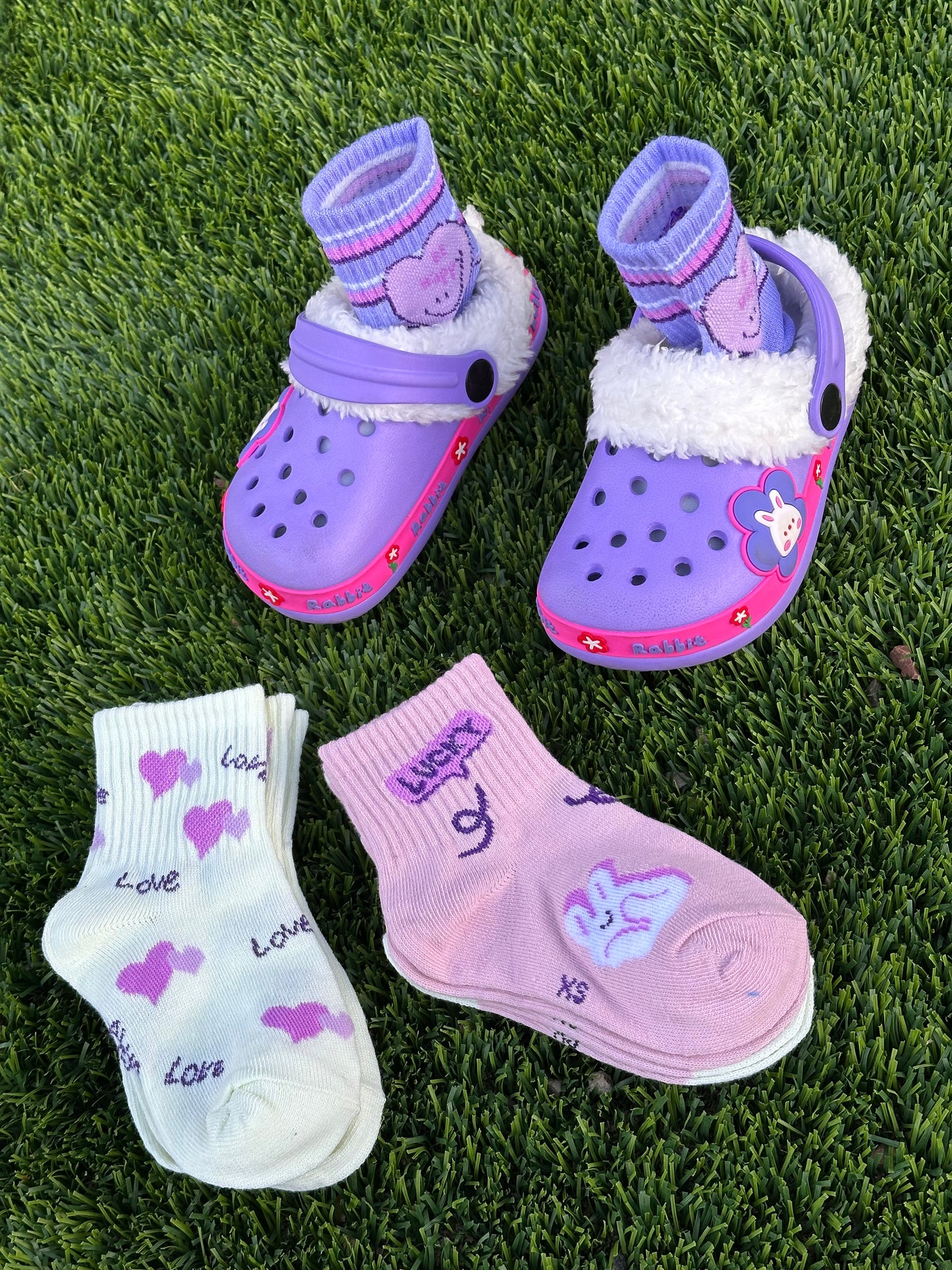 5Pairs Trendy Toddler Girls Socks