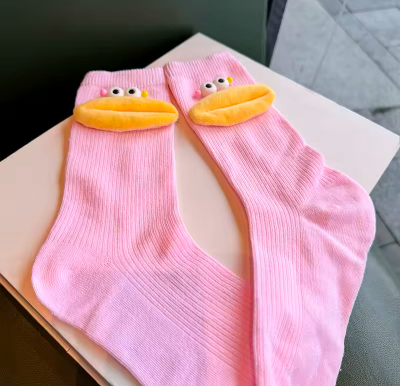 5 Pairs Girls/Moms Funny Big Lips Socks