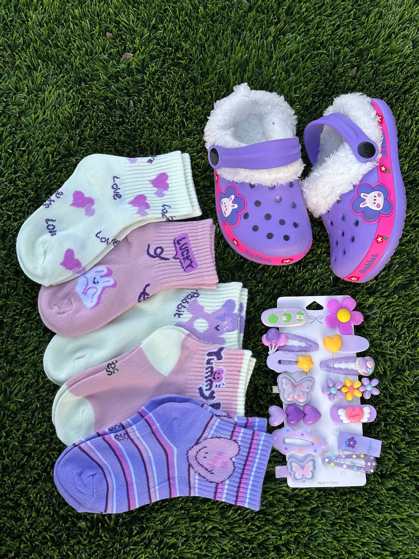 5Pairs Trendy Toddler Girls Socks