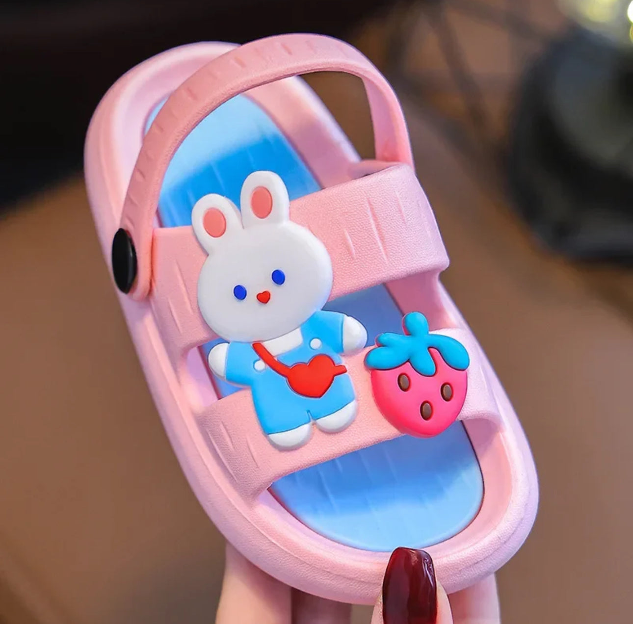 Girl Summer Bunny/Bear Cartoon Clogs | JA.VA.NAH