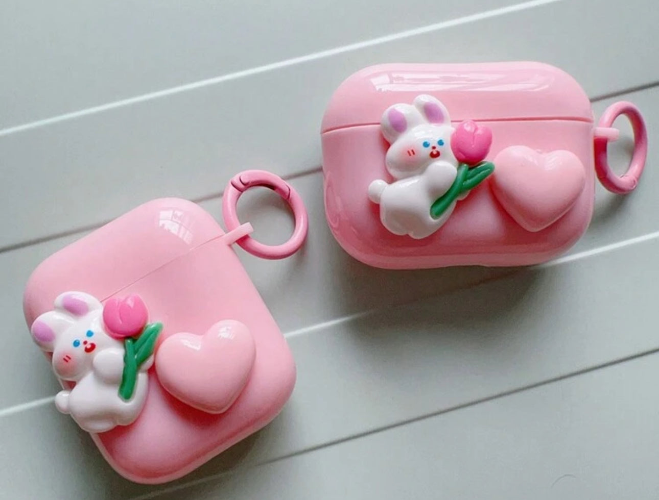 Pink Bubby AirPods case | JA.VA.NAH