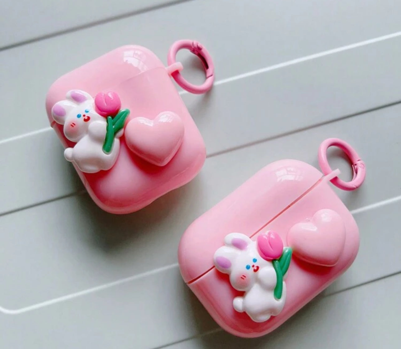 Pink Bubby AirPods case | JA.VA.NAH