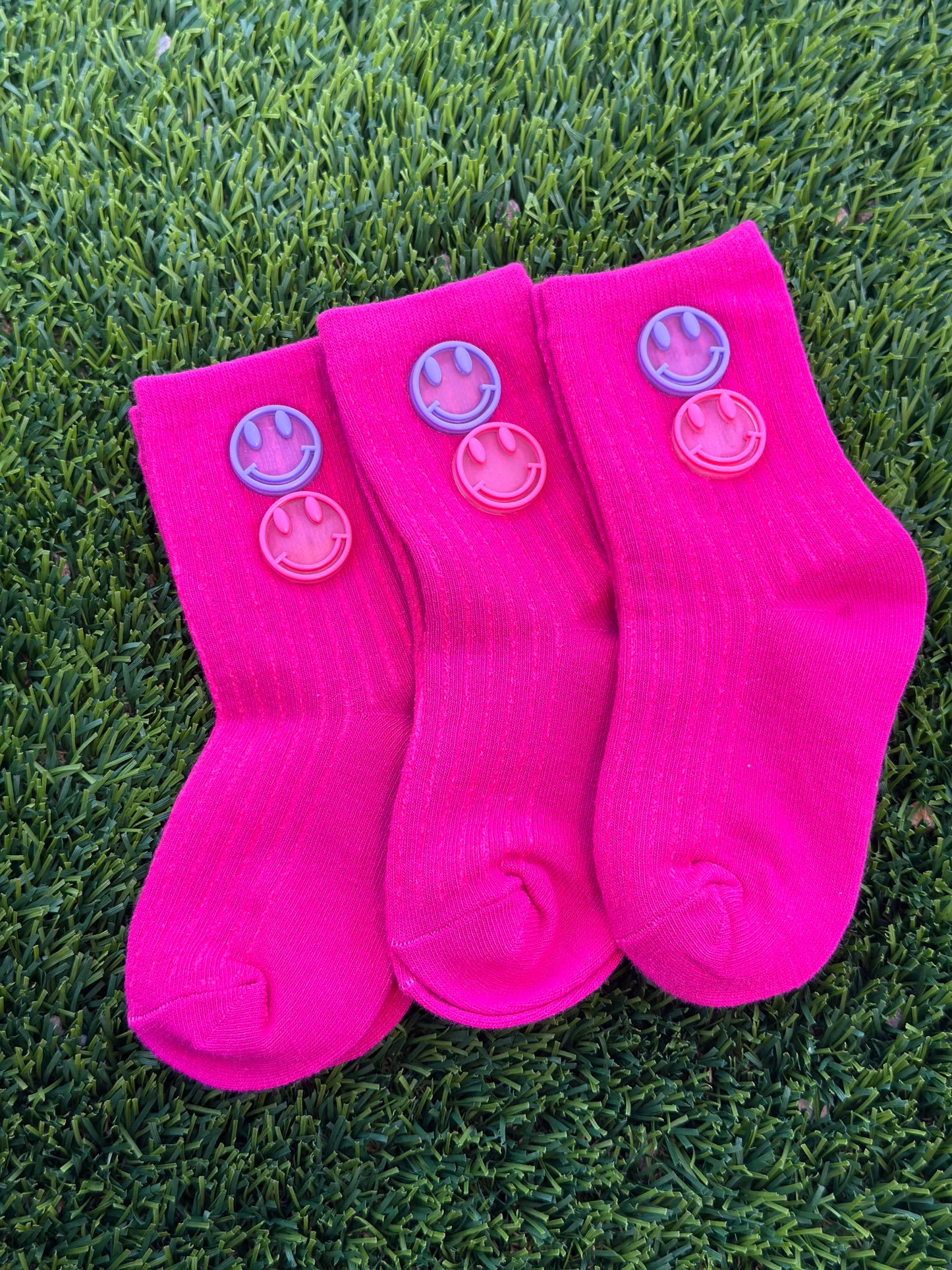 3 Pairs Smiley face Toddler/Youth Socks | JA.VA.NAH