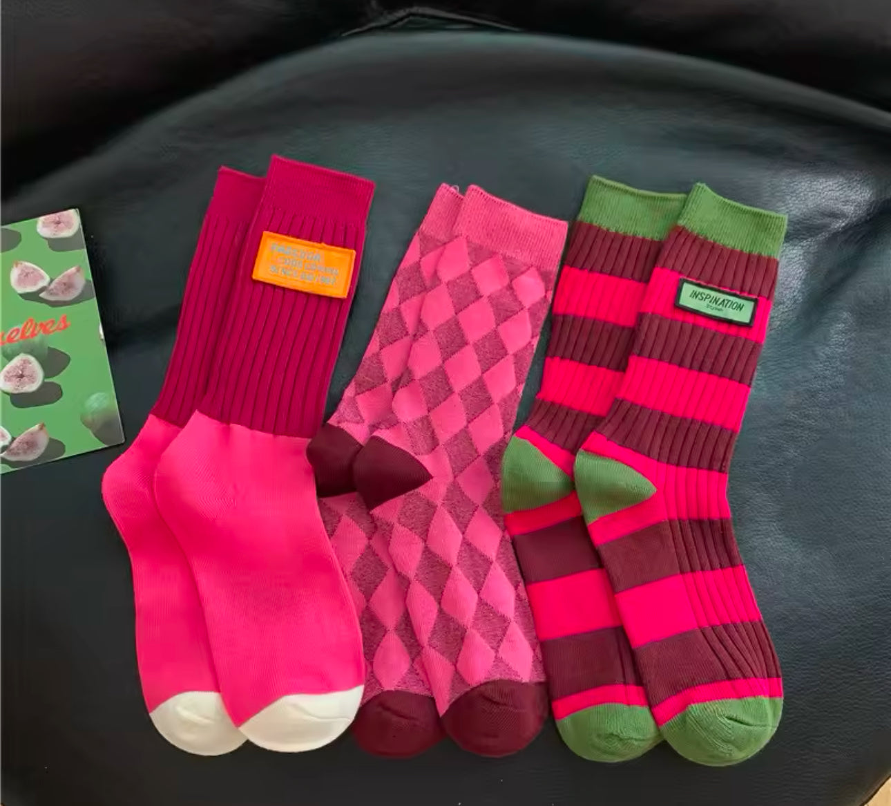 Moms/Girls Mid tube socks
