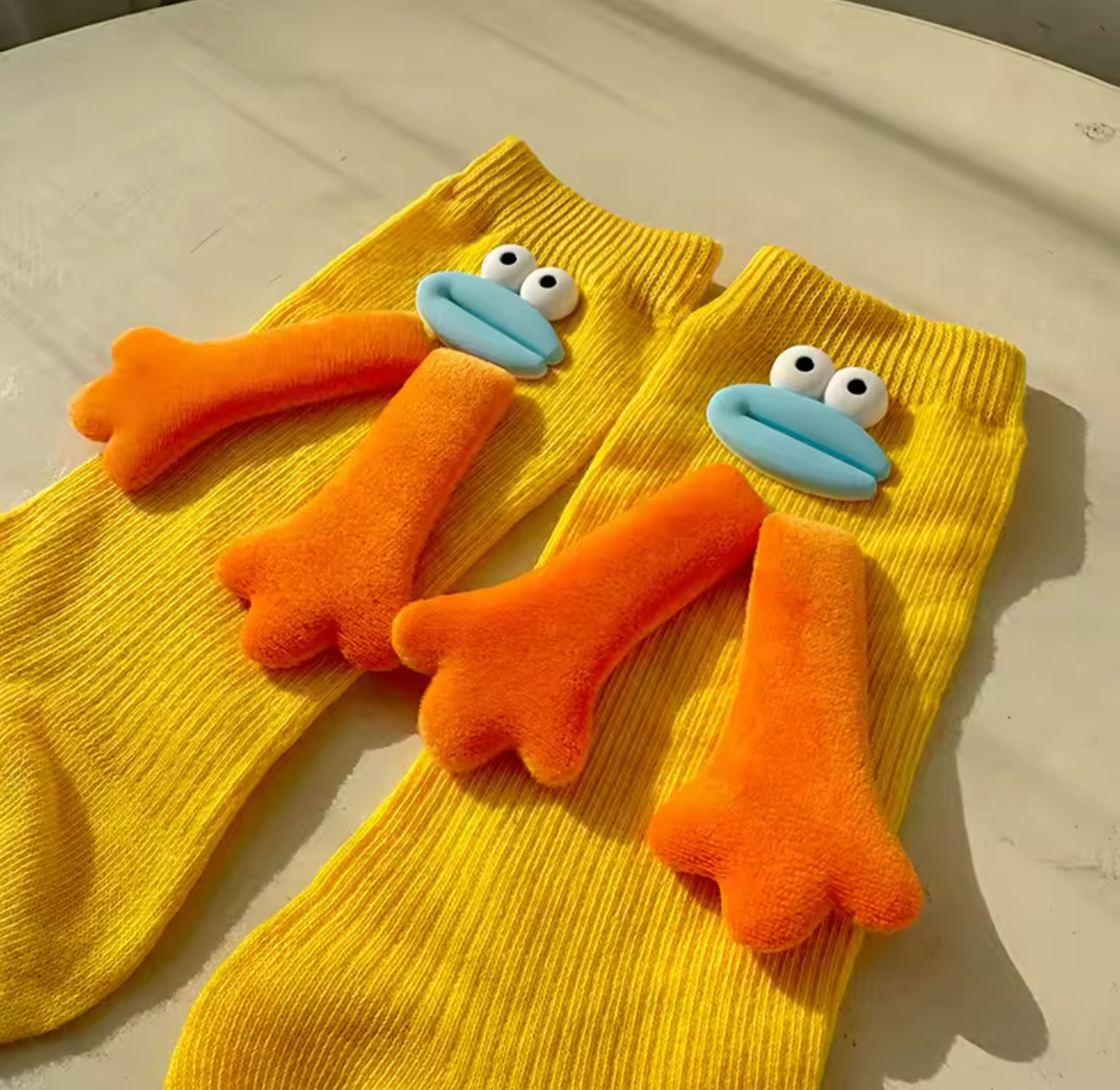 5 Pairs Mouth Dopamine Girls Calf Socks