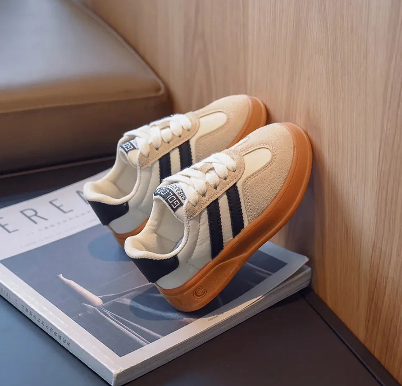 Kids Sneakers Casual PU Leather | JA.VA.NAH
