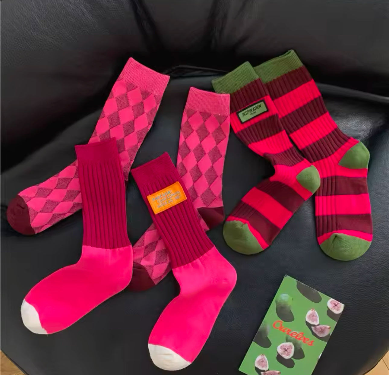 Moms/Girls Mid tube socks