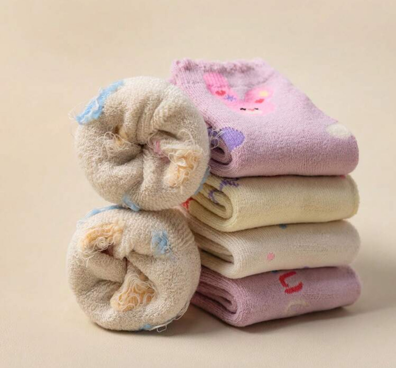 5Pairs Winter Socks for Girls