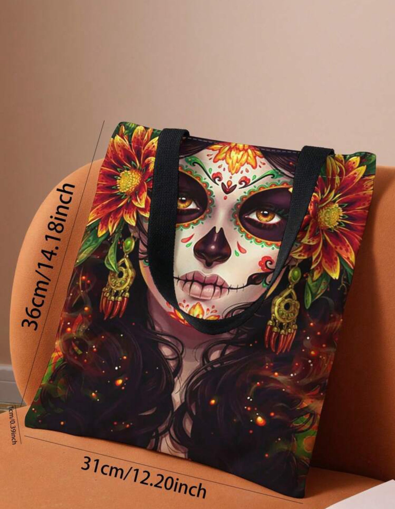 Gothic double sided shoulder bag | JA.VA.NAH