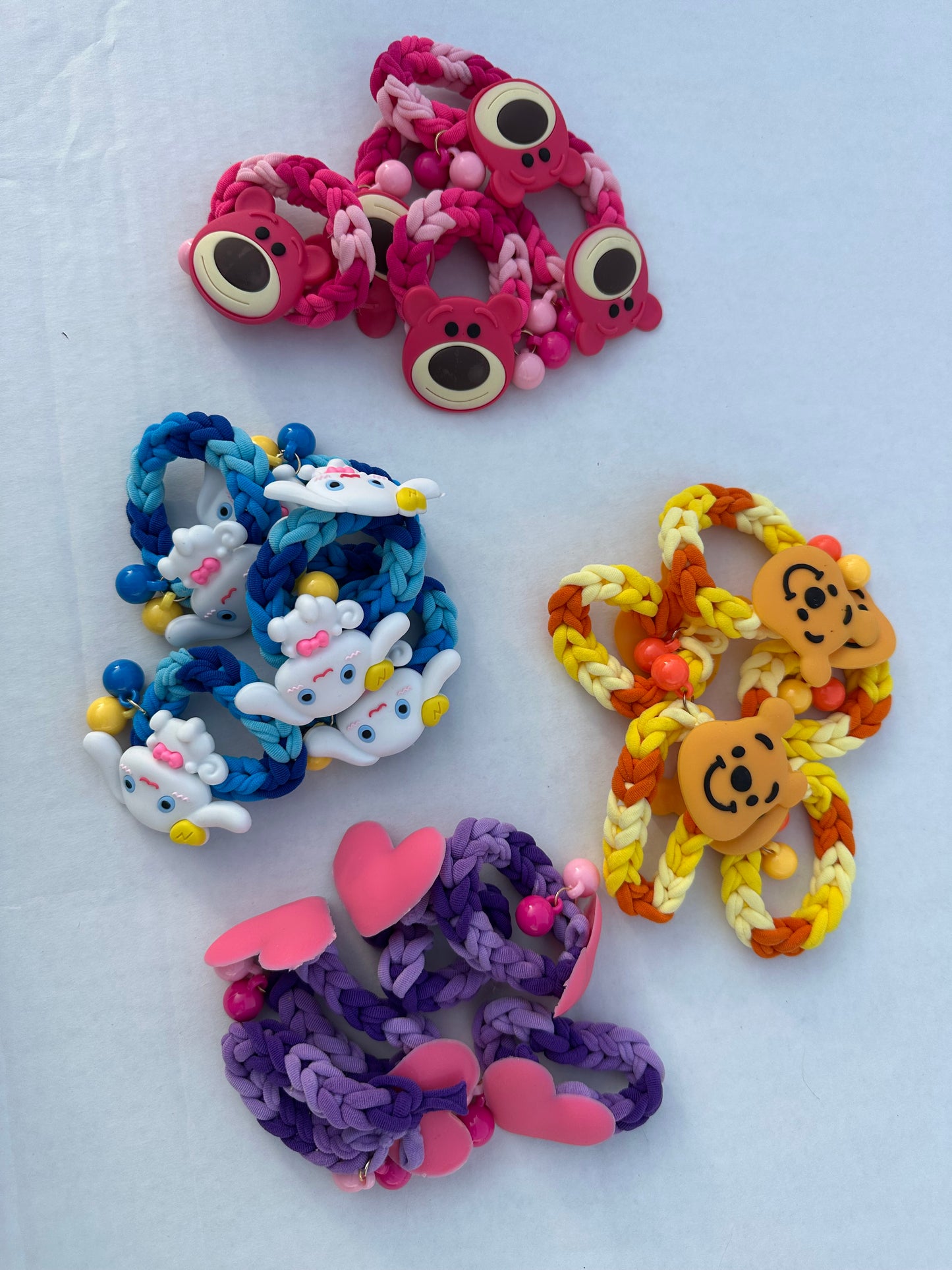 5Pcs High Stretch Hair Ties