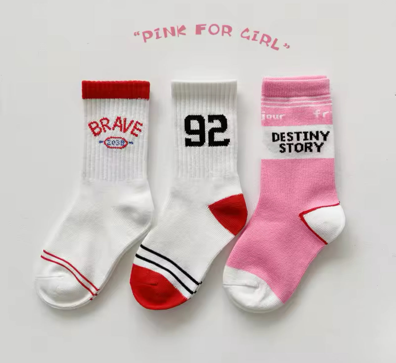 3 Pairs Unisex socks for kids | JA.VA.NAH