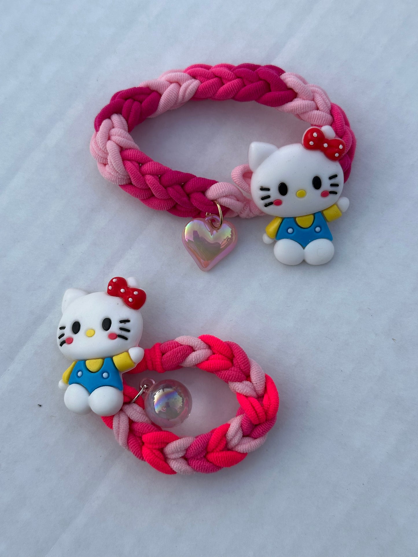 2PCS Cartoon Girls Hair Ties