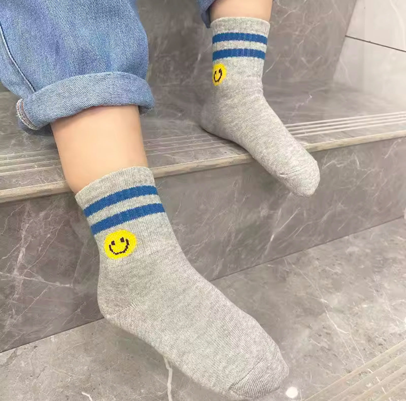 5Pairs Cotton Kids Socks