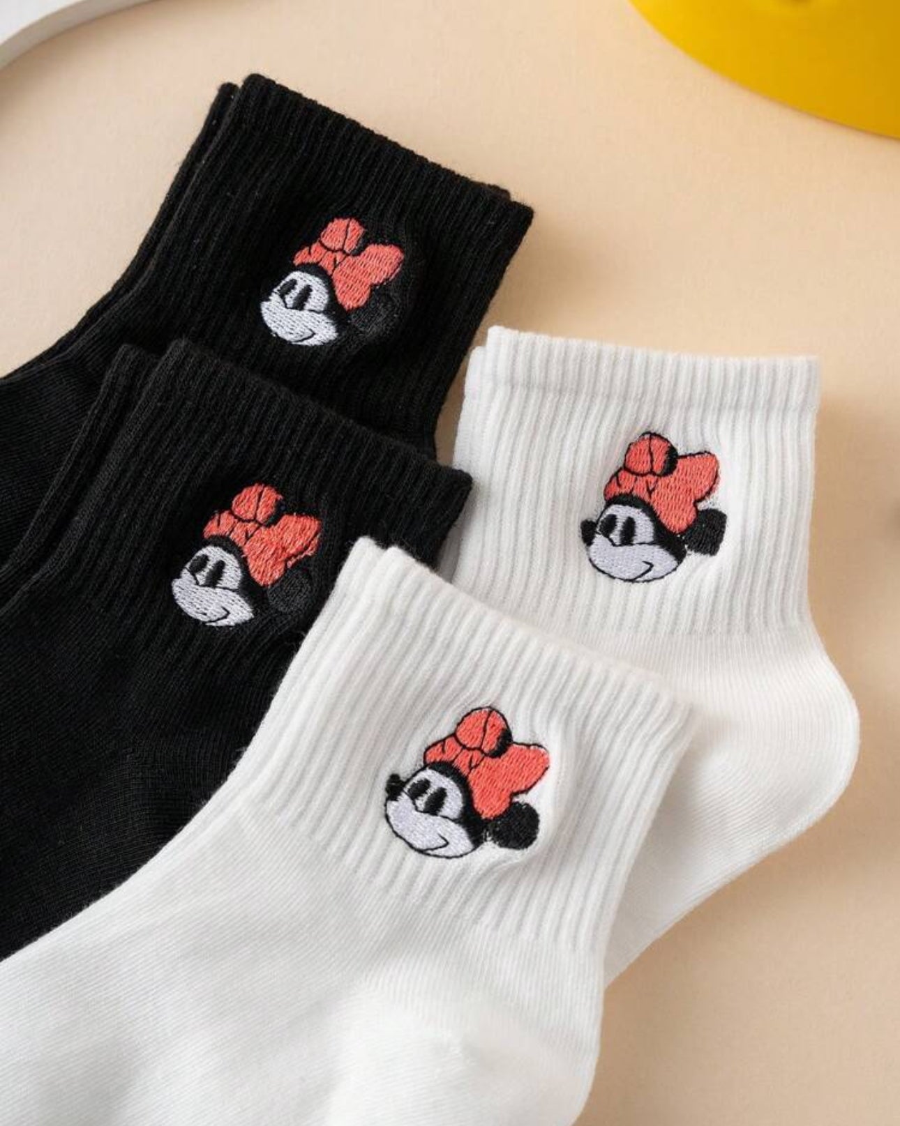 4Pairs Cute Cartoon Girls socks