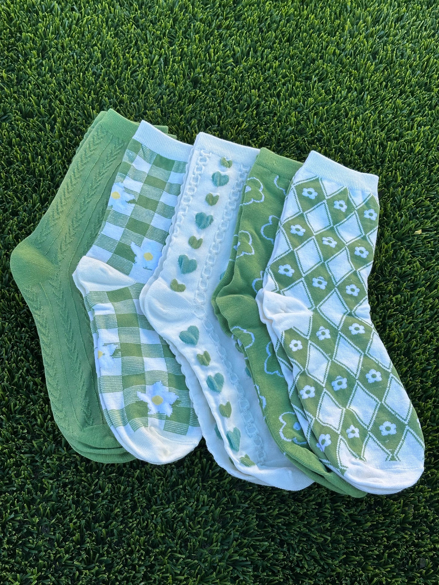 5 Pairs Sock for TeensGirls/Moms