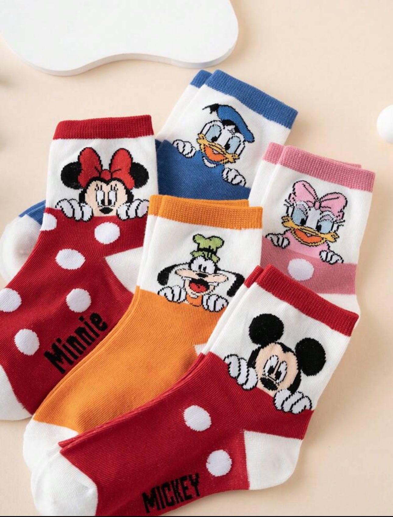 5 Pairs Cute Cartoon For Girls